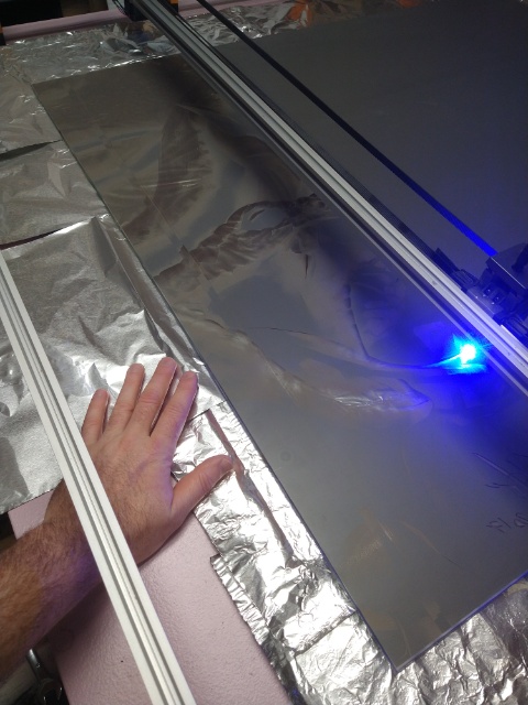 Update on the mirror setup from yesterday